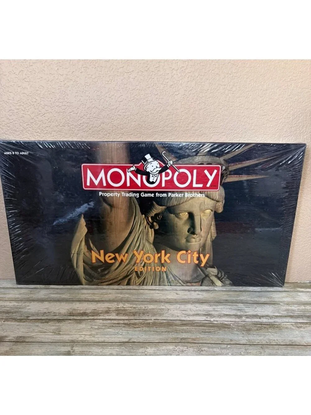 1998 Monopoly New York City Edition Board Game Statue of Liberty Box NEW Sealed